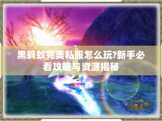 黑蚂蚁完美私服怎么玩?新手必看攻略与资源揭秘