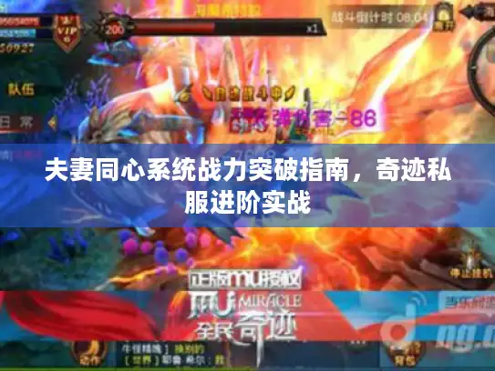 夫妻同心系统战力突破指南,奇迹私服进阶实战 夫妻同心系统战力突破指南,奇迹私服进阶实战