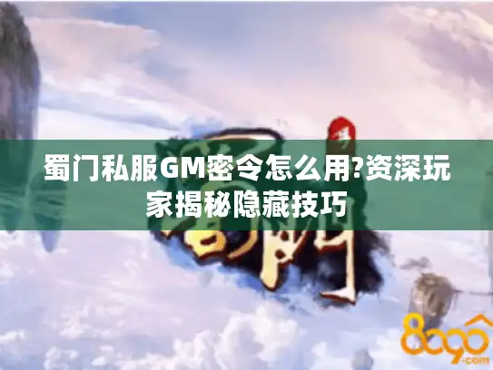 蜀门私服GM密令怎么用?资深玩家揭秘隐藏技巧