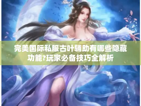完美国际私服古叶辅助有哪些隐藏功能?玩家必备技巧全解析