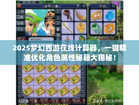 2025梦幻西游在线计算器，一键精准优化角色属性秘籍大揭秘！