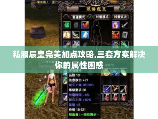 私服辰皇完美加点攻略,三套方案解决你的属性困惑