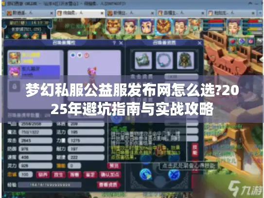 梦幻私服公益服发布网怎么选?2025年避坑指南与实战攻略