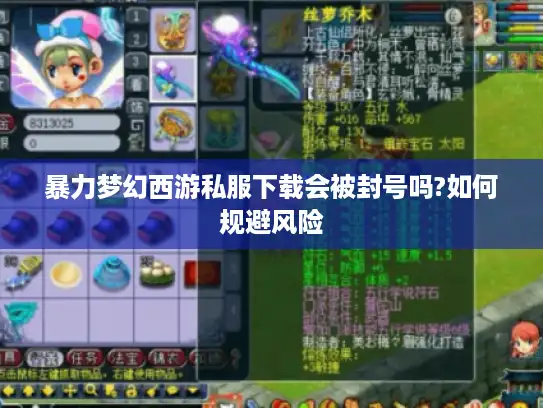 暴力梦幻西游私服下载会被封号吗?如何规避风险 暴力梦幻西游私服下载会被封号吗?如何规避风险