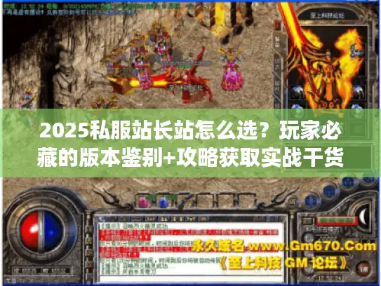 2025私服站长站怎么选？玩家必藏的版本鉴别+攻略获取实战干货