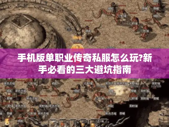 手机版单职业传奇私服怎么玩?新手必看的三大避坑指南 手机版单职业传奇私服怎么玩?新手必看的三大避坑指南