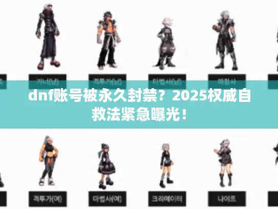 dnf账号被永久封禁？2025权威自救法紧急曝光！