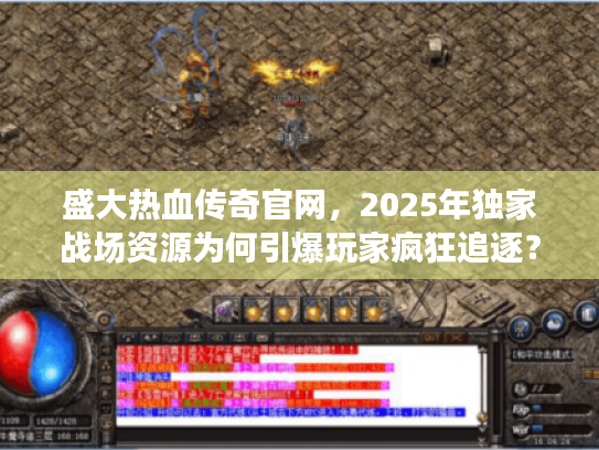 盛大热血传奇官网，2025年独家战场资源为何引爆玩家疯狂追逐？