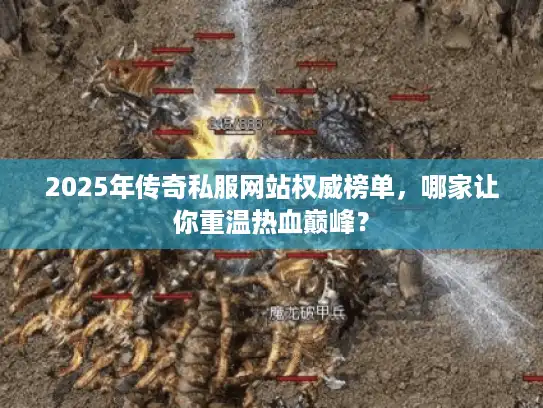 2025年传奇私服网站权威榜单，哪家让你重温热血巅峰？
