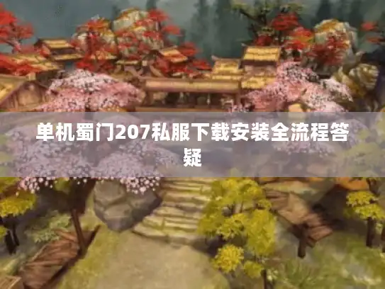 单机蜀门207私服下载安装全流程答疑