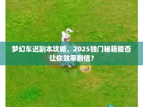 梦幻车迟副本攻略，2025独门秘籍能否让你效率翻倍？
