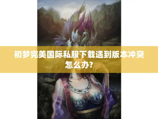 初梦完美国际私服下载遇到版本冲突怎么办?