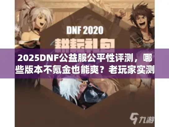 2025DNF公益服公平性评测，哪些版本不氪金也能爽？老玩家实测分享