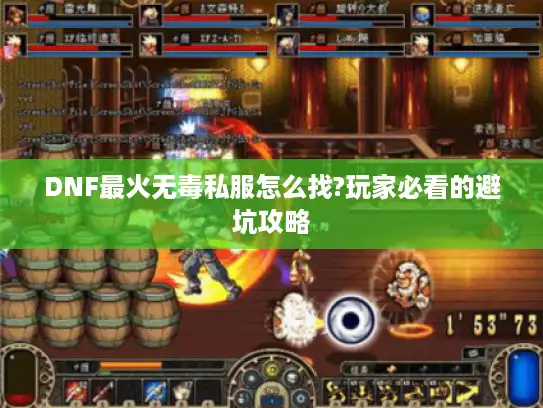 DNF最火无毒私服怎么找?玩家必看的避坑攻略