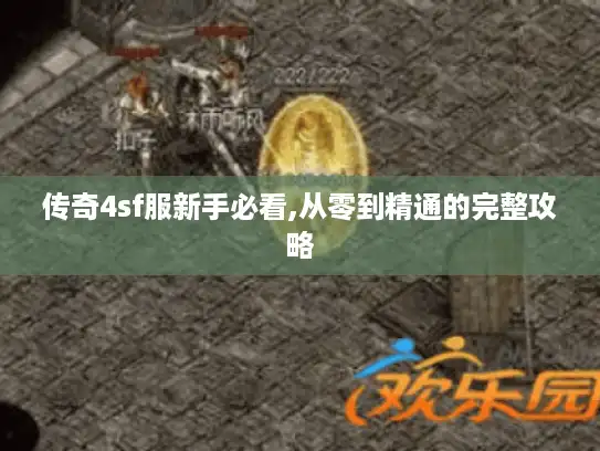 传奇4sf服新手必看,从零到精通的完整攻略