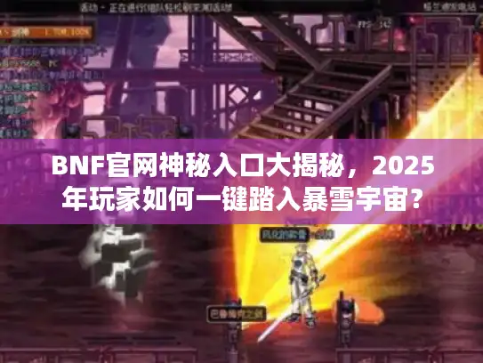 BNF官网神秘入口大揭秘，2025年玩家如何一键踏入暴雪宇宙？