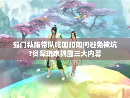 蜀门私服带队吃回扣如何避免被坑?资深玩家揭露三大内幕