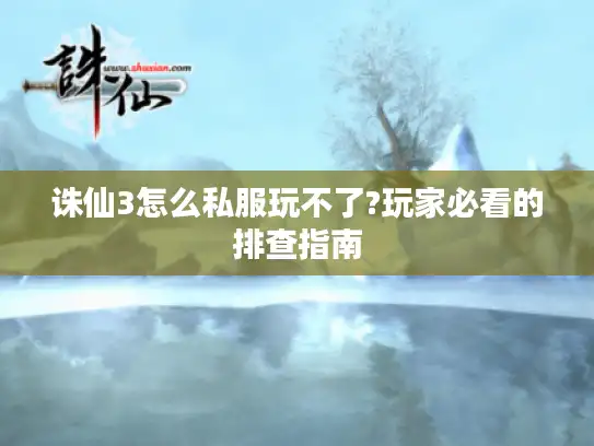 诛仙3怎么私服玩不了?玩家必看的排查指南