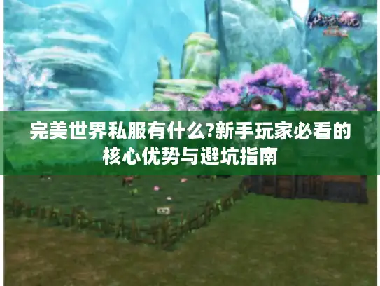 完美世界私服有什么?新手玩家必看的核心优势与避坑指南