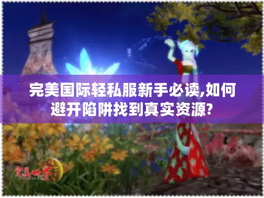 完美国际轻私服新手必读,如何避开陷阱找到真实资源?