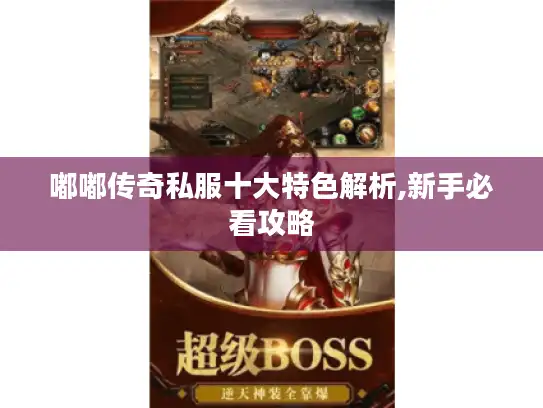 嘟嘟传奇私服十大特色解析,新手必看攻略