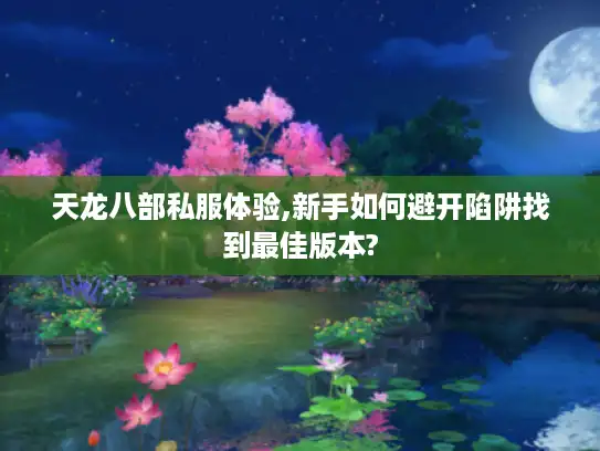 天龙八部私服体验,新手如何避开陷阱找到最佳版本?