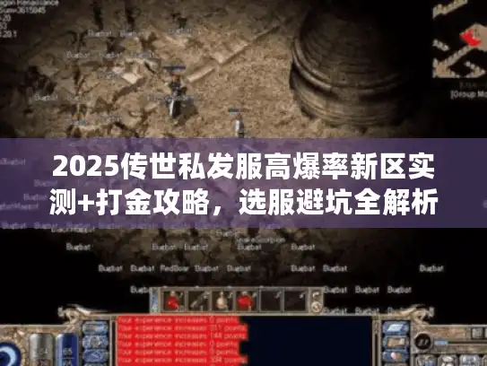2025传世私发服高爆率新区实测+打金攻略，选服避坑全解析