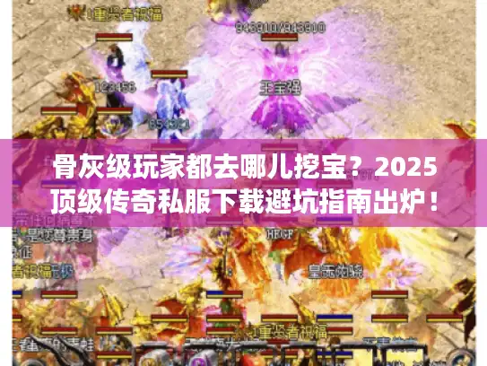 骨灰级玩家都去哪儿挖宝？2025顶级传奇私服下载避坑指南出炉！
