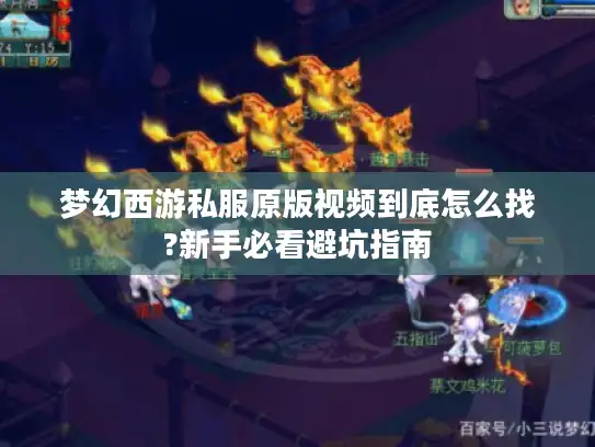 梦幻西游私服原版视频到底怎么找?新手必看避坑指南