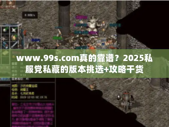 www.99s.com真的靠谱？2025私服党私藏的版本挑选+攻略干货