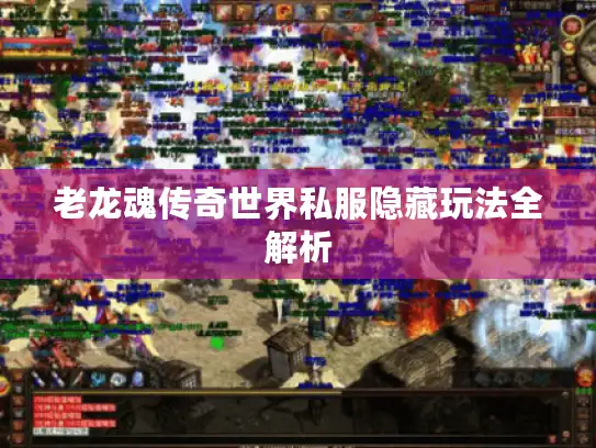 老龙魂传奇世界私服隐藏玩法全解析