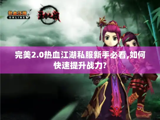 完美2.0热血江湖私服新手必看,如何快速提升战力?