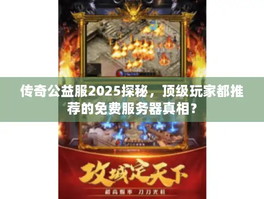 传奇公益服2025探秘，顶级玩家都推荐的免费服务器真相？