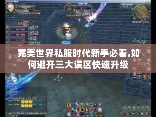 完美世界私服时代新手必看,如何避开三大误区快速升级