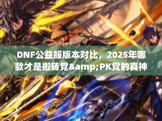 DNF公益服版本对比，2025年哪款才是搬砖党&PK党的真神？