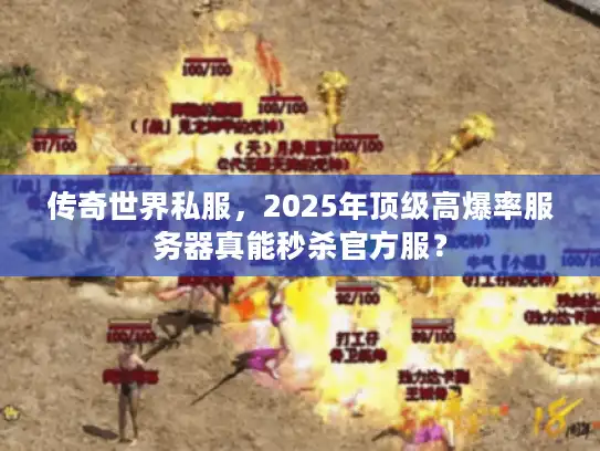传奇世界私服，2025年顶级高爆率服务器真能秒杀官方服？