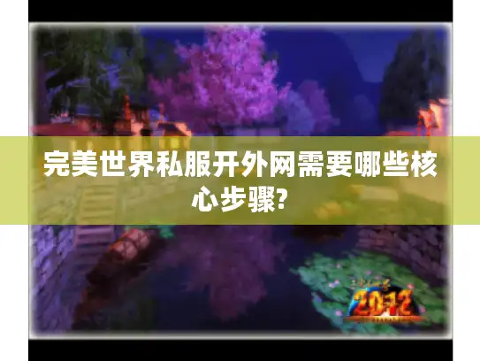 完美世界私服开外网需要哪些核心步骤?