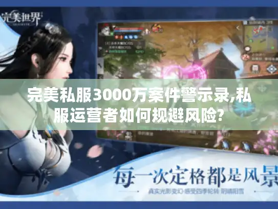 完美私服3000万案件警示录,私服运营者如何规避风险?