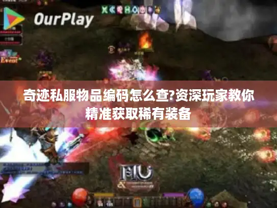 奇迹私服物品编码怎么查?资深玩家教你精准获取稀有装备