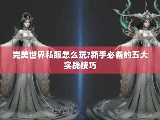 完美世界私服怎么玩?新手必备的五大实战技巧