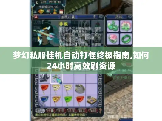 梦幻私服挂机自动打怪终极指南,如何24小时高效刷资源