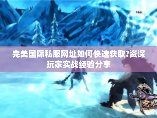 完美国际私服网址如何快速获取?资深玩家实战经验分享