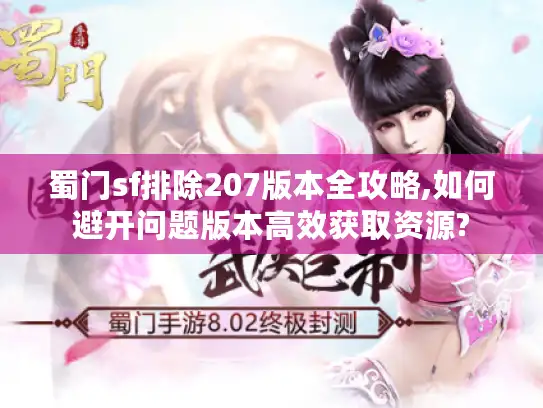 蜀门sf排除207版本全攻略,如何避开问题版本高效获取资源?
