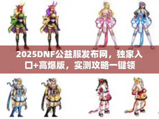 2025DNF公益服发布网，独家入口+高爆版，实测攻略一键领