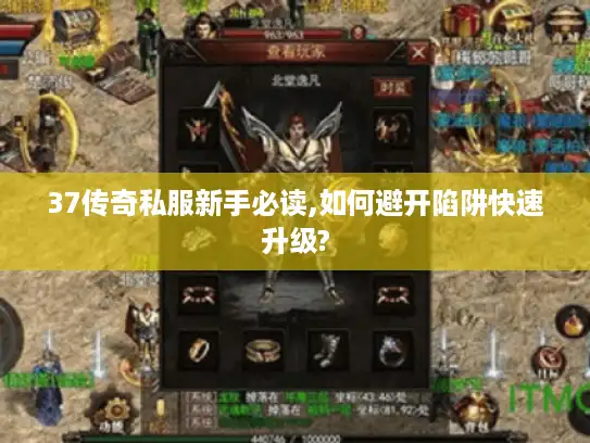 37传奇私服新手必读,如何避开陷阱快速升级?