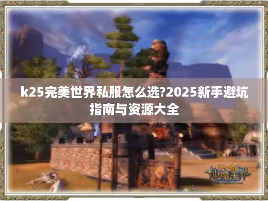 k25完美世界私服怎么选?2025新手避坑指南与资源大全
