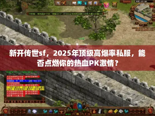 新开传世sf，2025年顶级高爆率私服，能否点燃你的热血PK激情？