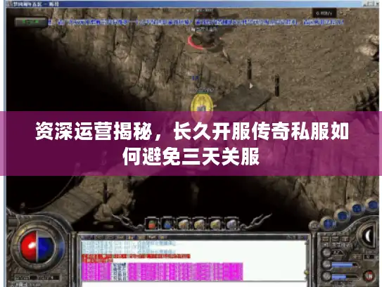 资深运营揭秘，长久开服传奇私服如何避免三天关服