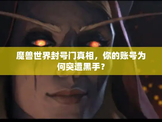 魔兽世界封号门真相,你的账号为何突遭黑手? 魔兽世界封号门真相,你的账号为何突遭黑手?