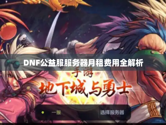 DNF公益服服务器月租费用全解析